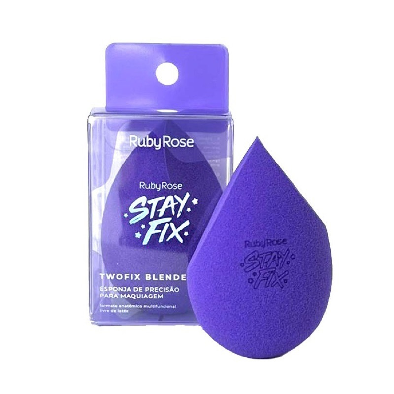 Esponja Facial Gota Chanfrada Para Base Corretivo Contorno