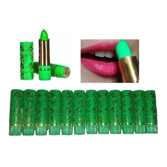 Kit 6 E 12 Unidades Batom Mágico Coloridos da Vovó 24 Horas Longa Duração - Bella Femme