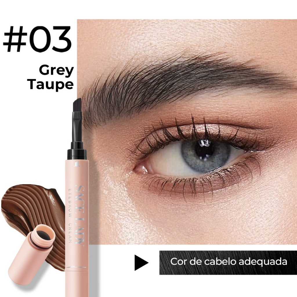 Creme para Sobrancelhas à Prova d'Água SACE LADY efeito tatuagem de longa duração