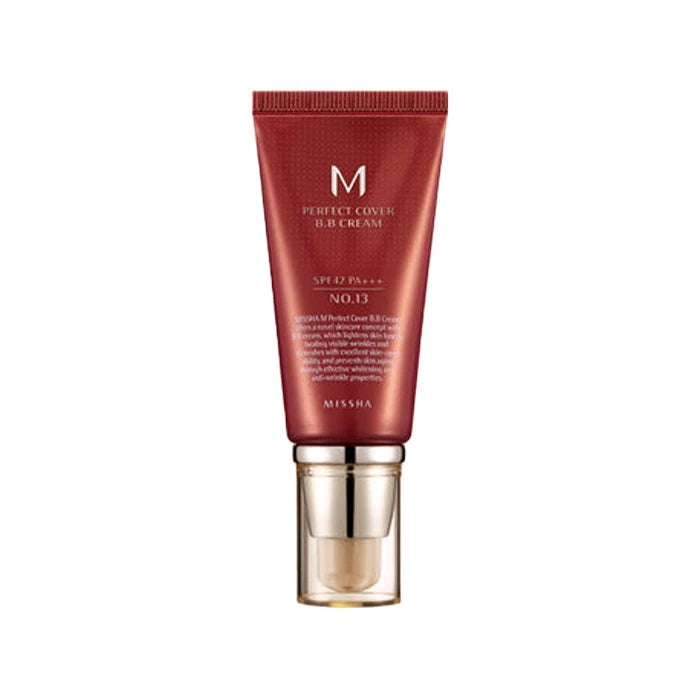 missha m perfect cover bb cream 20ml/50ml 13,21,23,25,27,29,31 spf42 pa+++
