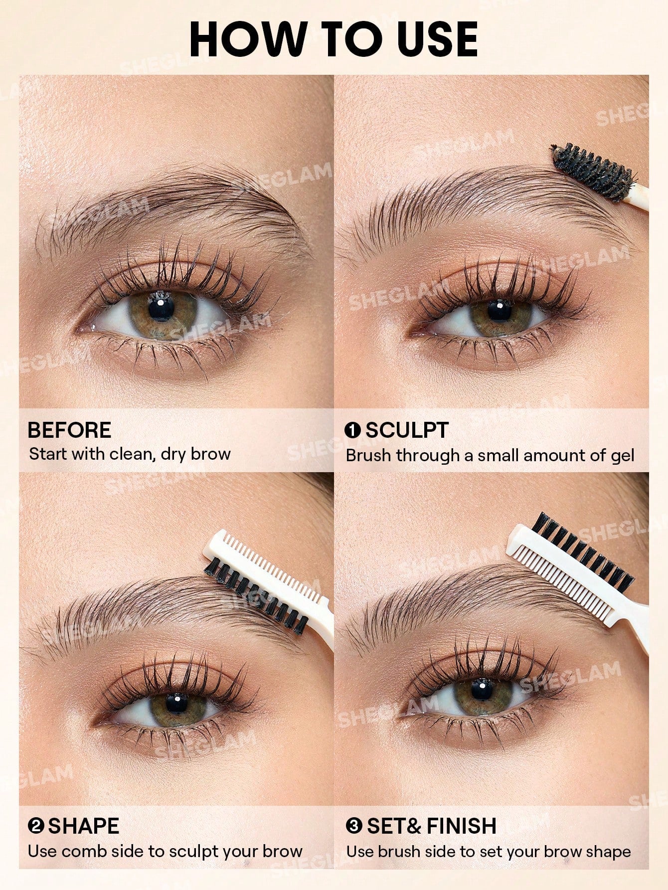 SHEGLAM Save Lt Gel Para Sobrancelha Laminada Marca Beleza Maquiagem Maquiagens CosméTico Para Mulheres E Garotas Perfeito Para Outono E Inverno Ideal Para Y2K Moda Elegante Adequado Para AniversáRio Dia Das MãEs Carnaval Prenda Festa De Pronto Melhor Cor