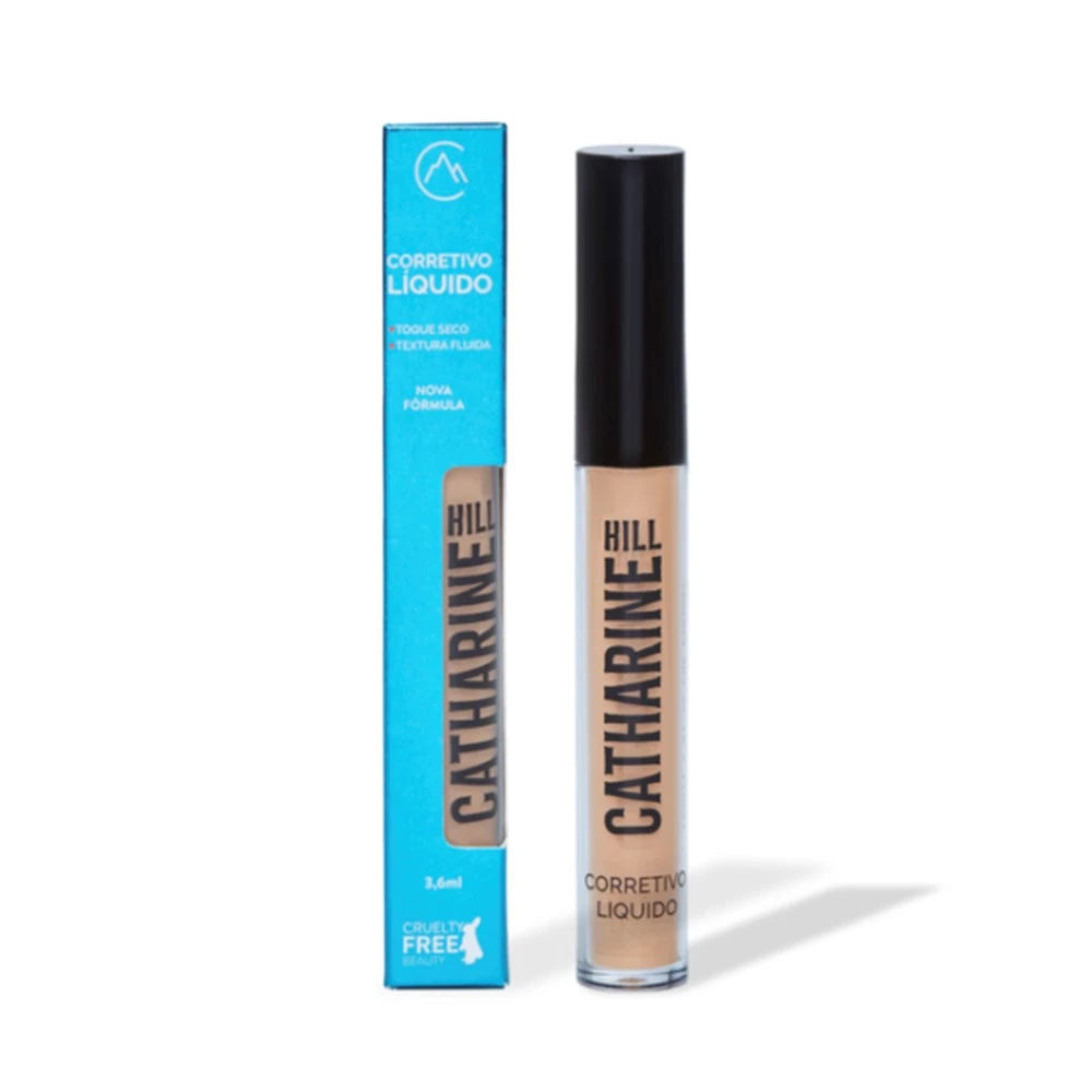 Corretivo Líquido Facial Média Cobertura Catharine Hill Matte Fluid Concealer