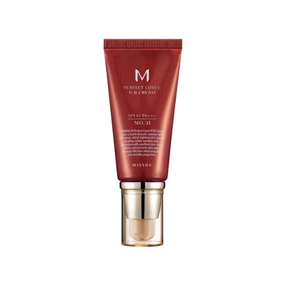missha m perfect cover bb cream 20ml/50ml 13,21,23,25,27,29,31 spf42 pa+++