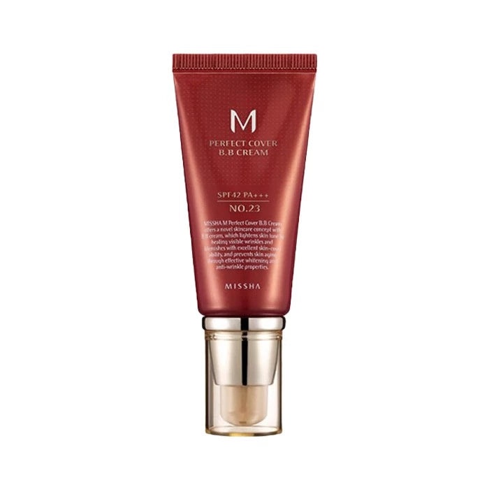 missha m perfect cover bb cream 20ml/50ml 13,21,23,25,27,29,31 spf42 pa+++