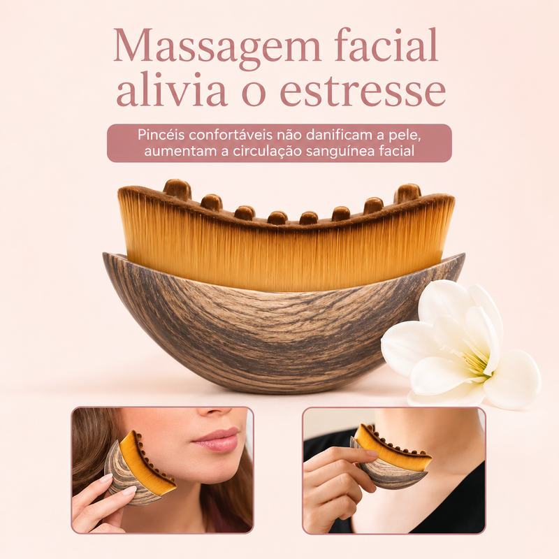 Escova de Drenagem Facial