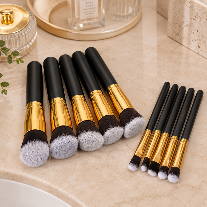 Conjunto Profissional de Pincel de Maquiagem