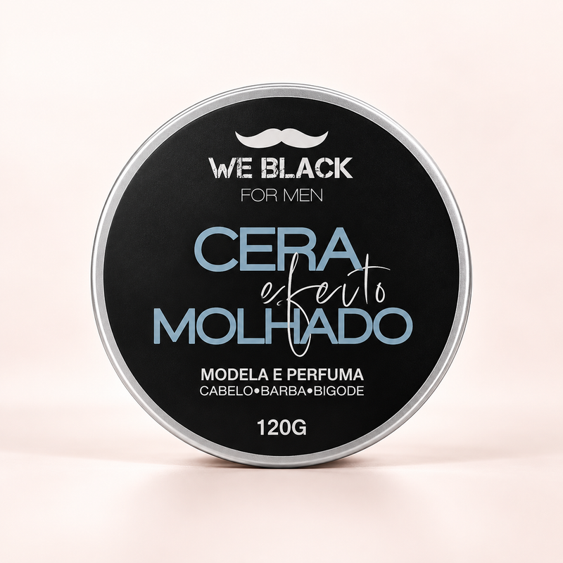 Cera Efeito Molhado 120g - We Black for Men