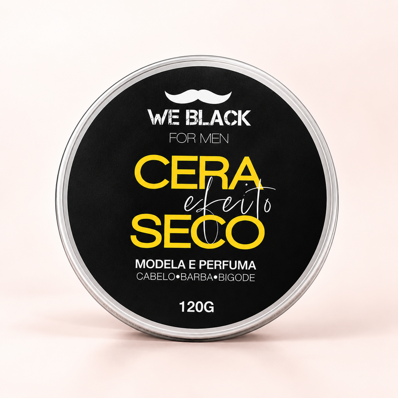 Cera Modeladora Efeito Seco 120g - We Black for Men
