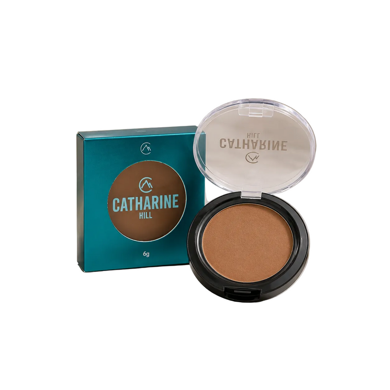 Contorno Facial Em Pó Bronzer Natural Acabamento Aveludado Não Craquela 6g - Catharine Hill