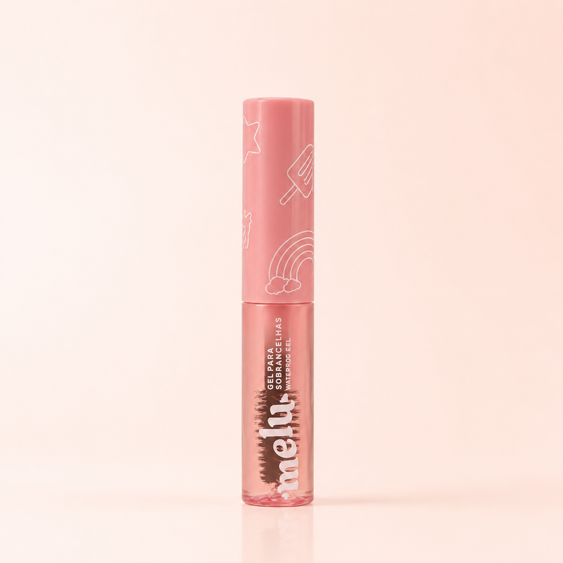 Gel para Sobrancelha Incolor Melu 24h de Fixação com  RR-8422