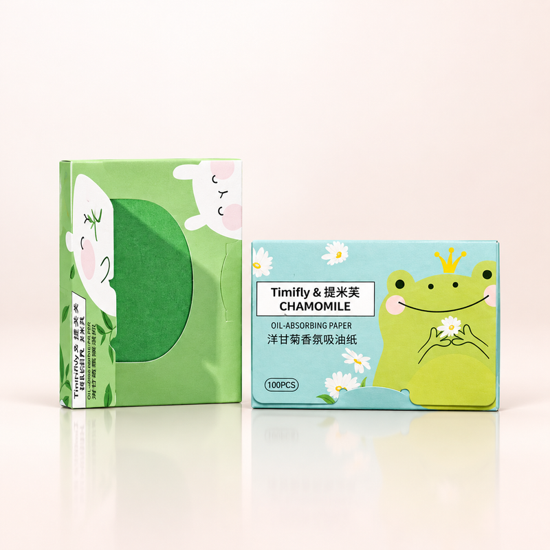 Folhas Absorventes de Oleosidade Timifly 100 unid