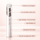Massageador Facial EMS e LED- Gokoco