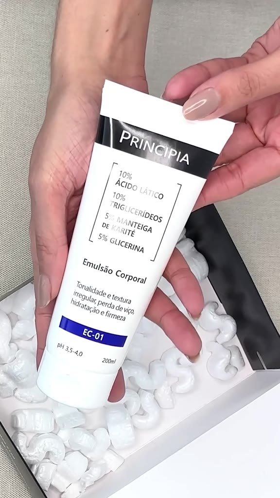 Emulsão Corporal Principia c/ 10% Ácido Lático EC-01 200ml