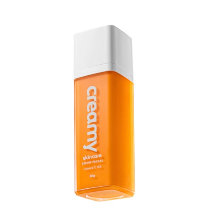 Creamy skincare retinol, vitamina C, lático, mandélico ou glicólico, 30g