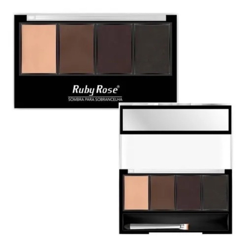 Paleta de Sombra Para Sobrancelhas Ruby Rose-- Trio de Sombras