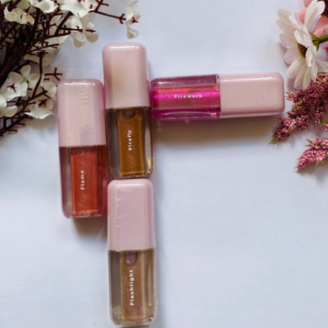 Lip Gloss Ruby Rose Glitter Efeito Espelhado 5ml