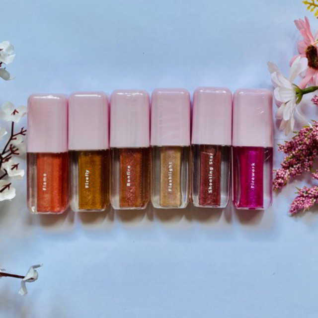 Lip Gloss Ruby Rose Glitter Efeito Espelhado 5ml