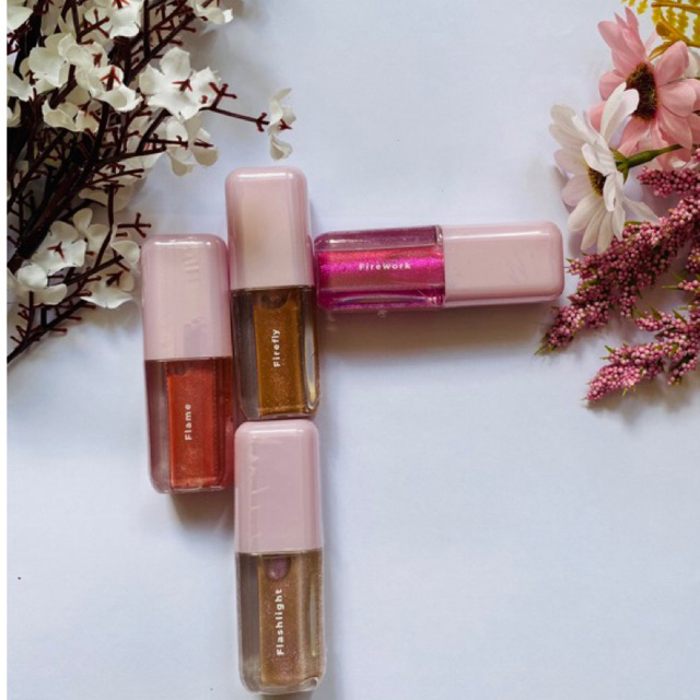 Lip Gloss Ruby Rose Glitter Efeito Espelhado 5ml