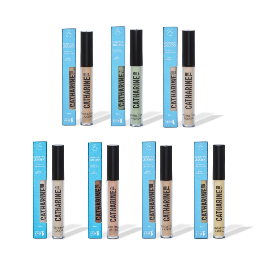 Corretivo Líquido Facial Média Cobertura Catharine Hill Matte Fluid Concealer