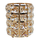 Porta Pincel de Cristal de Luxo p/ Maquiagem e Objetos