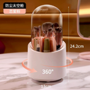 Rotação Organizador Portátil 360º De Mesa Cosmético Maquiagem Porta-escovas Batom Caixa Tubo