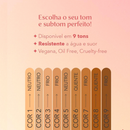 Base com Efeito Matte Cobertura Média Alta Face Beautiful 25g
