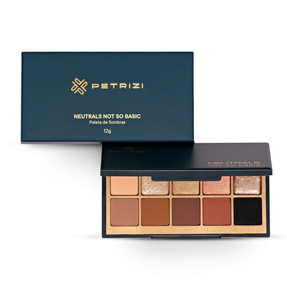 Paleta de Sombras Petrizi - Neutrals Not So Basic 12g