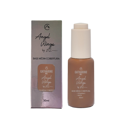 Base Líquida Chill Média Cobertura Pri Lessa Catharine Hill Vegana 30ml Angel Wings Matte
