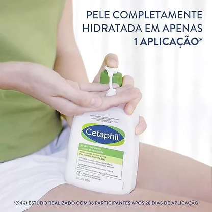 Cetaphil Loção Hidratante Corpo e Rosto 473ml Pele Normal a Seca