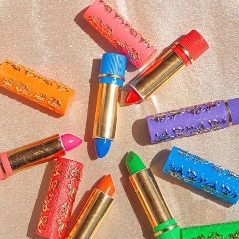 Kit 6 E 12 Unidades Batom Mágico Coloridos da Vovó 24 Horas Longa Duração - Bella Femme