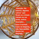 Porta Pincel de Cristal de Luxo p/ Maquiagem e Objetos