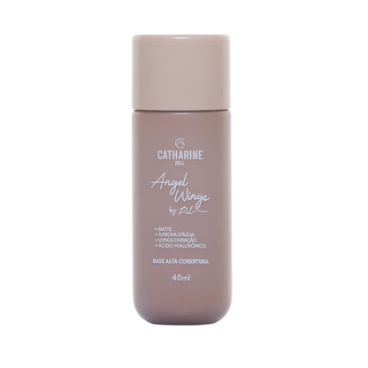 Base Líquida Alta Cobertura Pri Lessa Catharine Hill A Prova Dágua Matte 40ml