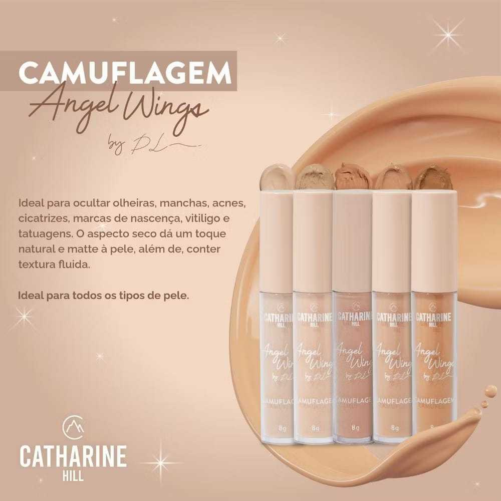 Corretivo Camuflagem Angel Wings - Pri Lessa - Catharine Hill 8ml