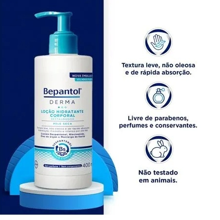 Bepantol Derma Loção Hidratante Restaurador 400ML