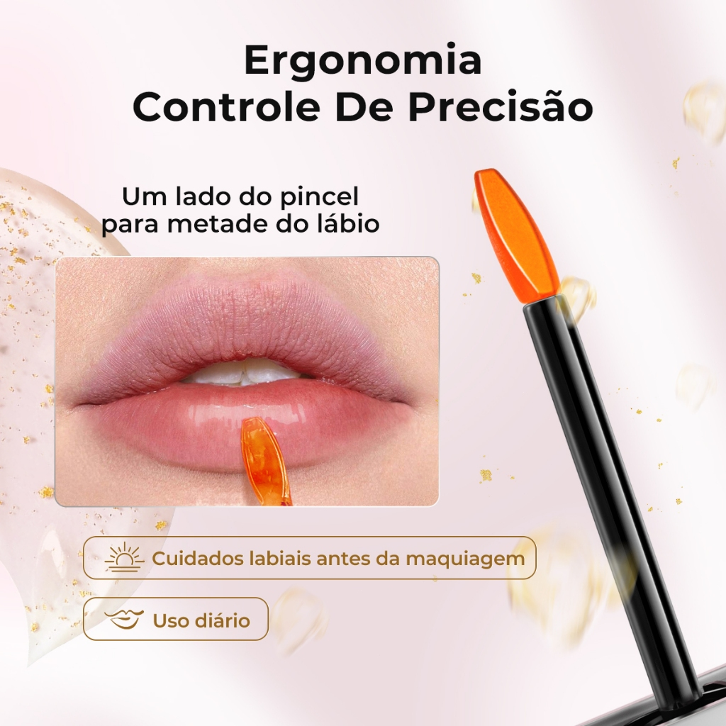 Óleo Labial Rico SACE LADY Batom Ocheal Water-Light Dudu Hidratante E Sem Manchas