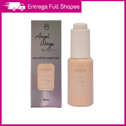 Base Líquida Chill Média Cobertura Pri Lessa Catharine Hill Vegana 30ml Angel Wings Matte