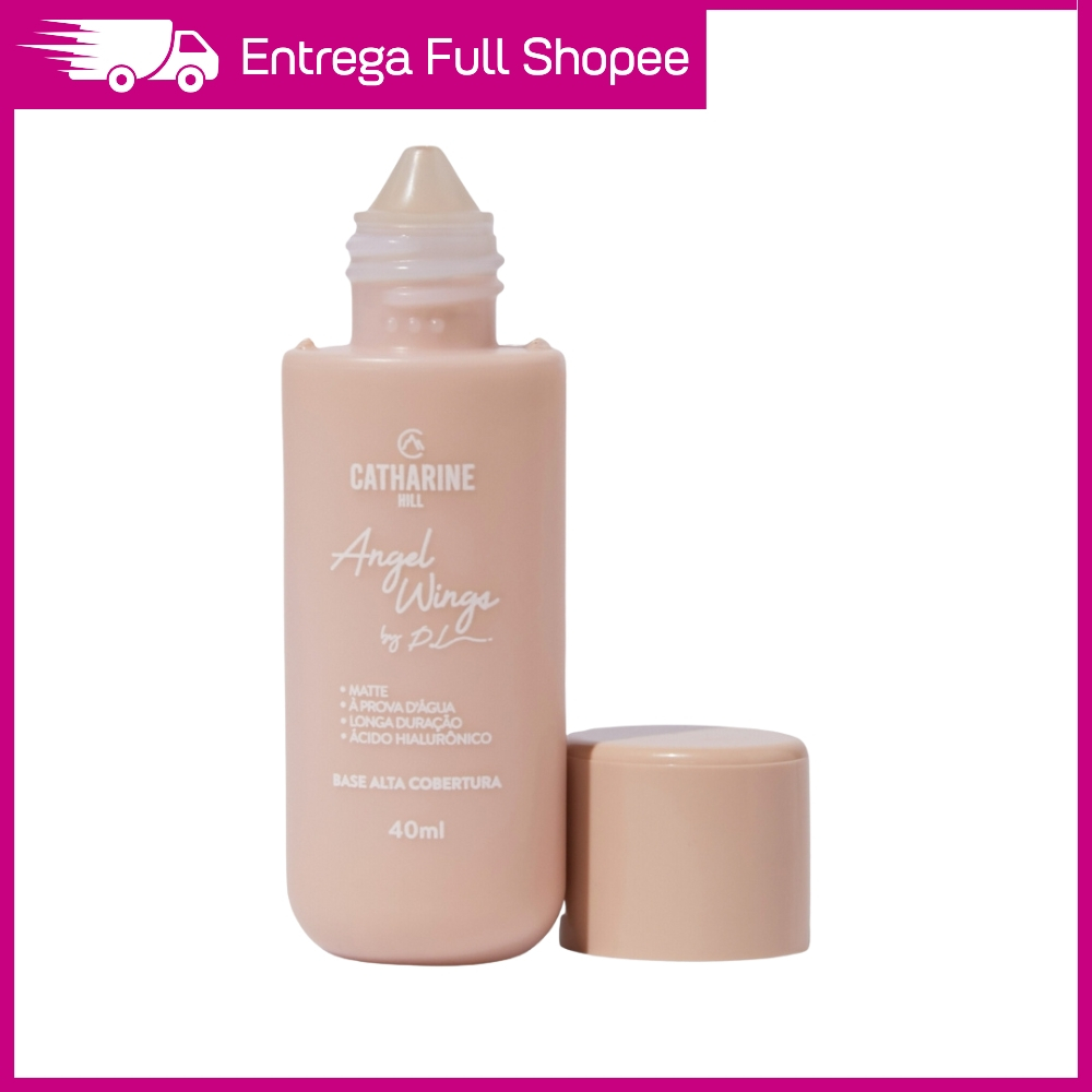 Base Líquida Alta Cobertura Pri Lessa Catharine Hill A Prova Dágua Matte 40ml