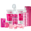 Kit skincare rosa mosqueta limpeza de pele bruma facial