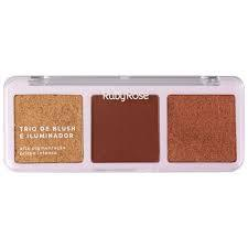 Trio Blush e Iluminador - Ruby Rose (Sortidos)