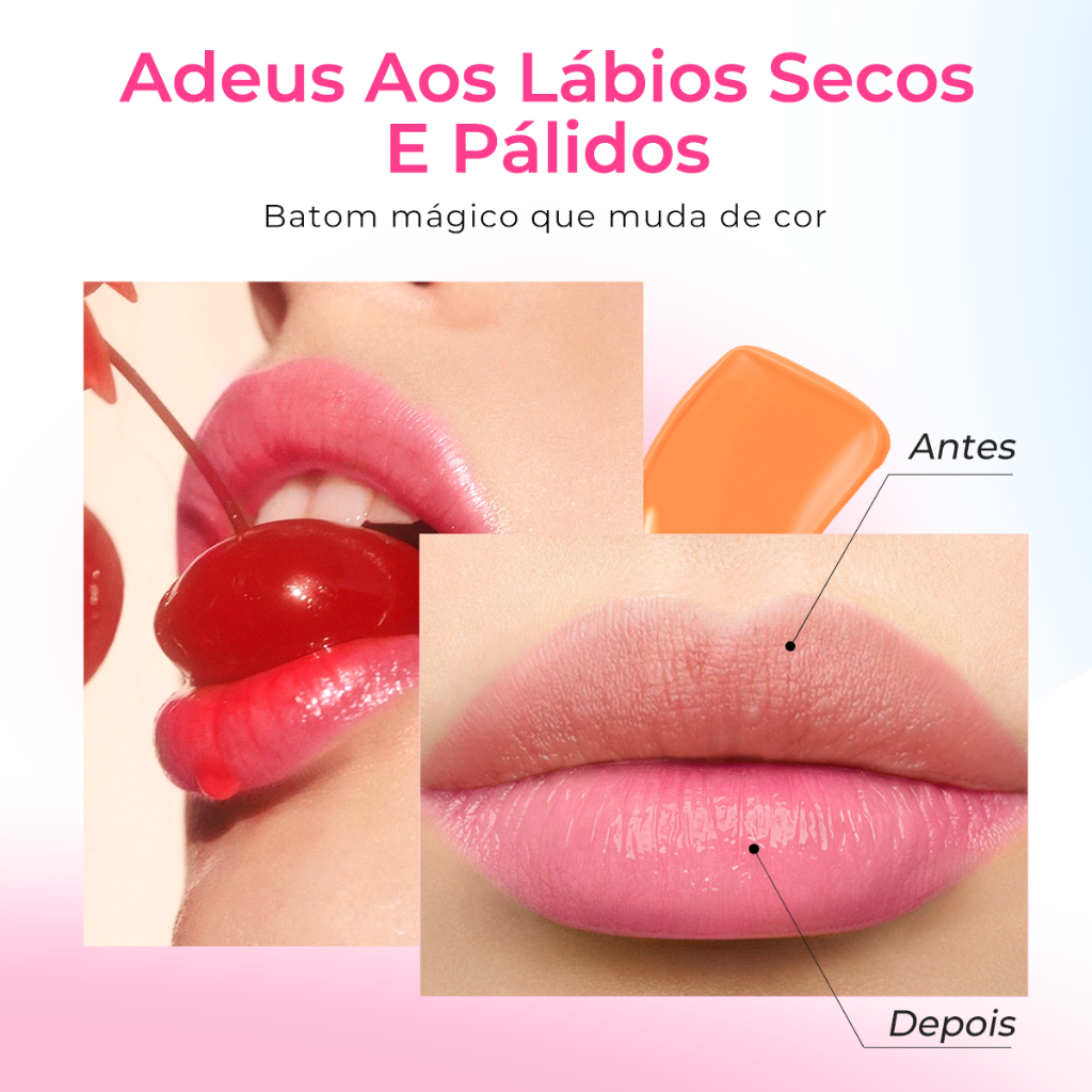 Batom Mágico SACE LADY hidratante labial de longa duração brilho