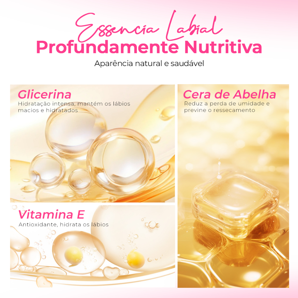 Batom Mágico SACE LADY hidratante labial de longa duração brilho
