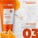 Skincare Vitamina C Dermachem serum clareador sabonete esfoliante mousse de limpeza