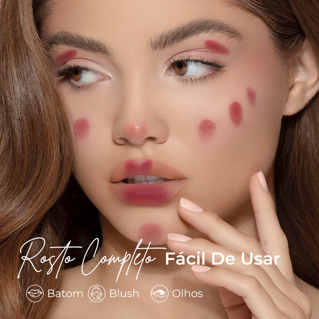 Cushion Labial Creme em Pó SACE LADY acabamento mate longa duração
