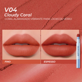 Cushion Labial Creme em Pó acabamento mate longa duração