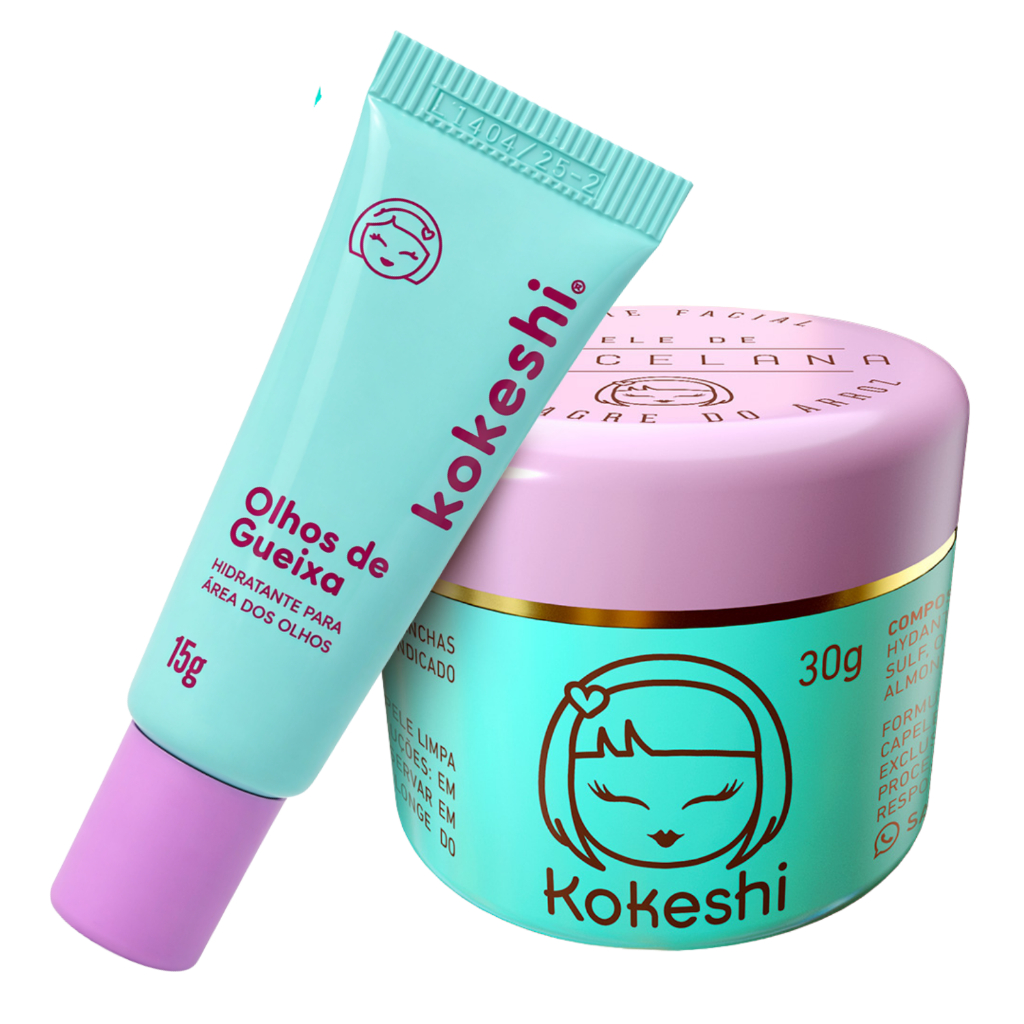 Kit Dupla Renovadores Faciais Kokeshi