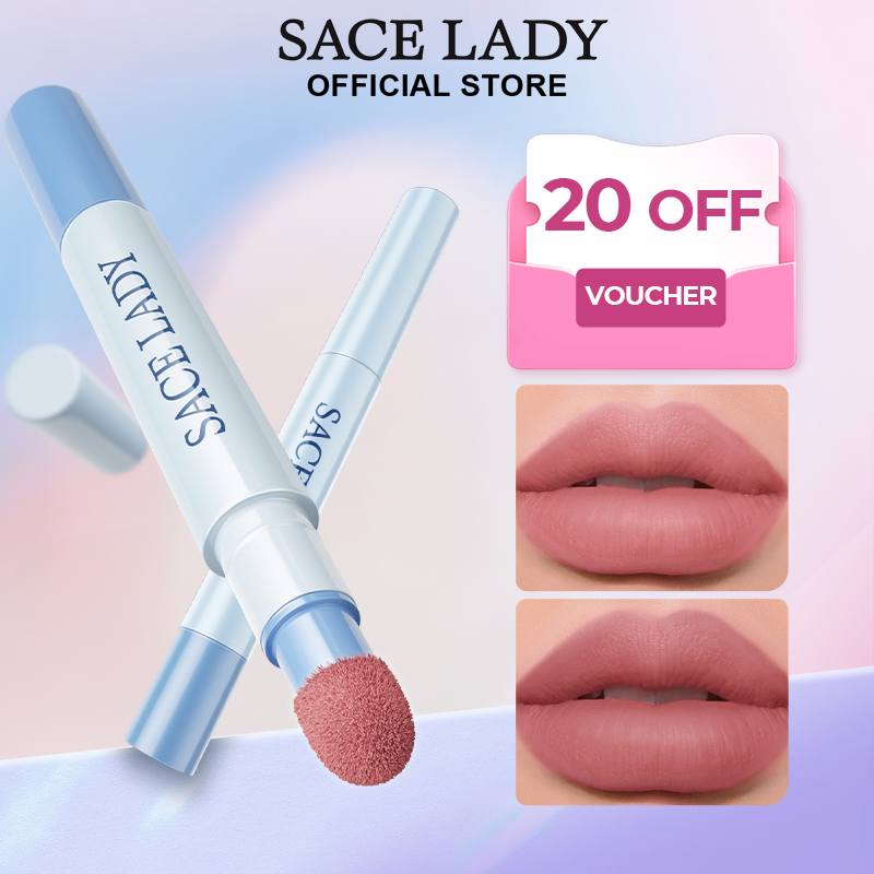Cushion Labial Creme em Pó SACE LADY acabamento mate longa duração