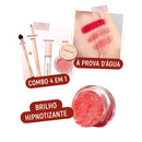 Kit Batom Glitter Sheglam 3em1 Com Delineador Cola E Pincel 100% Original