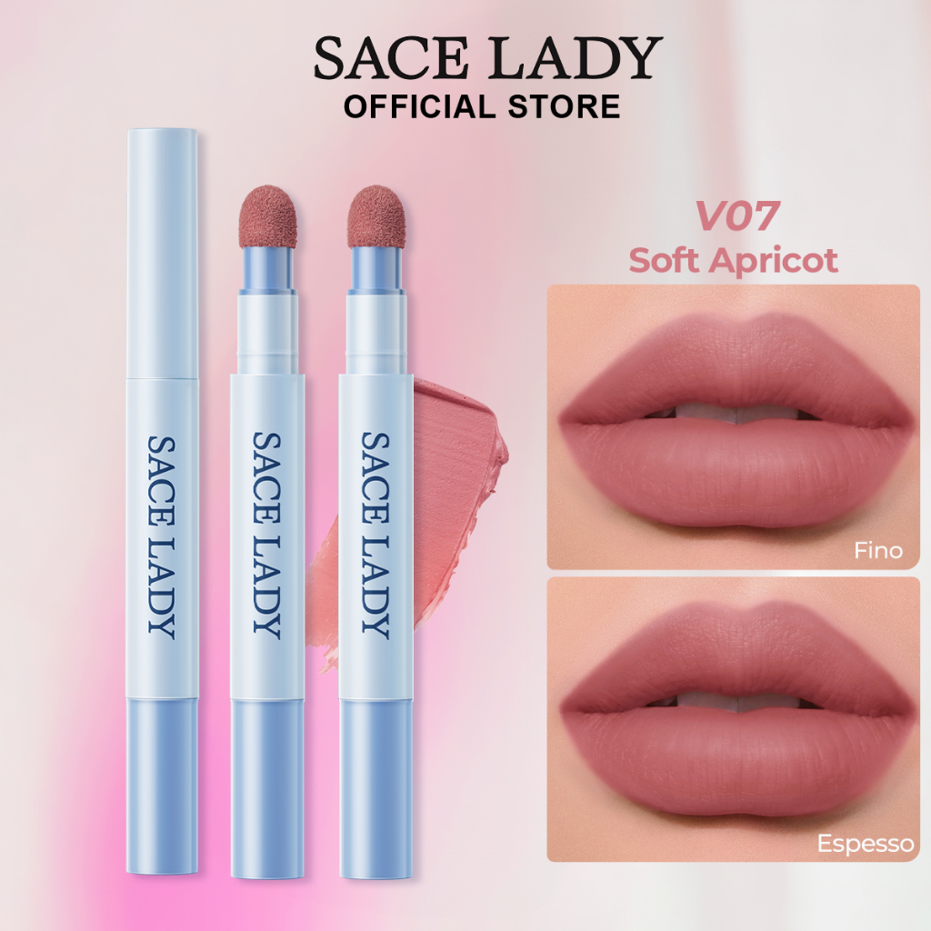 Cushion Labial Creme em Pó SACE LADY acabamento mate longa duração