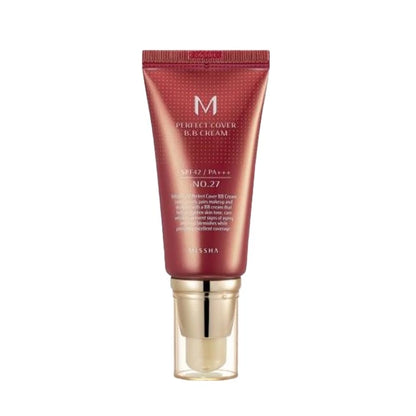 missha m perfect cover bb cream 20ml/50ml 13,21,23,25,27,29,31 spf42 pa+++