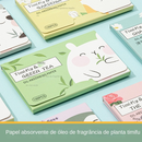 Papel antibrilho 100 Folhas / matificante /Absorvente para Rosto pele oleosa removedor de oleosidade